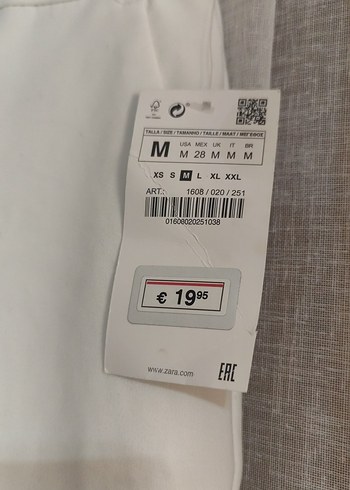 Beyaz Kadın Kumaş Pantolon Midi Boy - Görsel 8