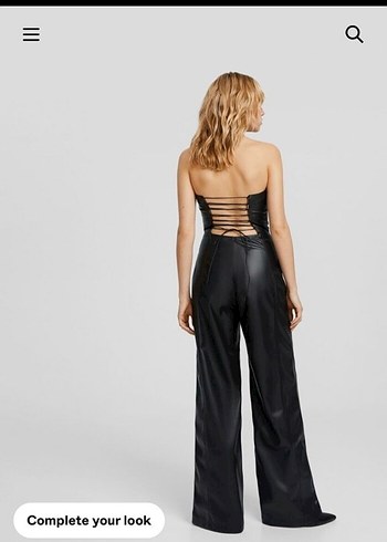 Bershka Deri Straplez Tulum
