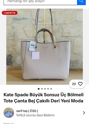 Kate spade New York kol çantası - Görsel 2