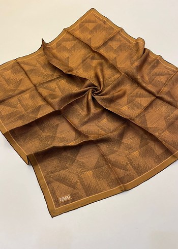 Çok Renkli İpek Kadın Fular - Görsel 20