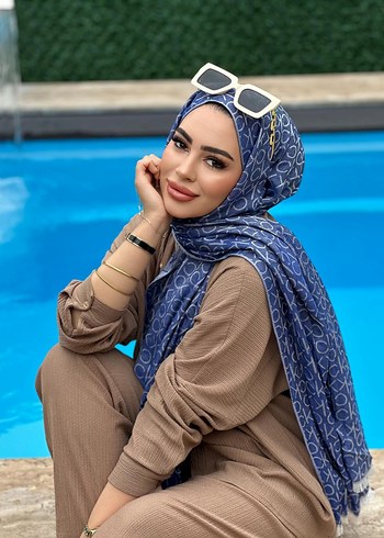 Gri Desenli Kadın Şal - Görsel 4