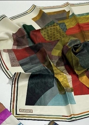 Armine Çok Renkli Kadın Şal - Görsel 8