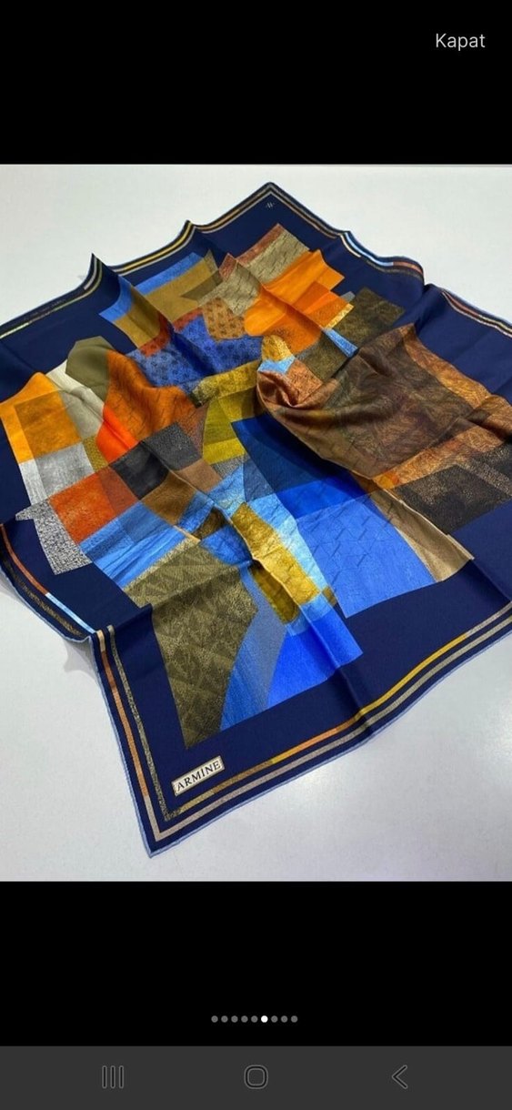 Armine Çok Renkli Kadın Şal - Görsel 4