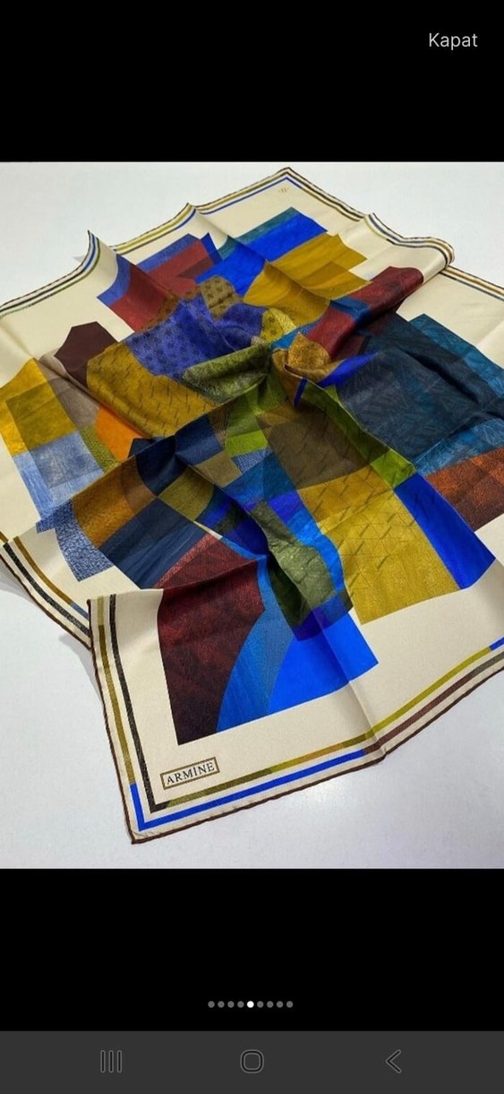 Armine Çok Renkli Kadın Şal - Görsel 2