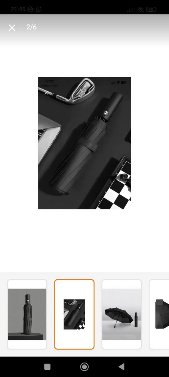 Siyah Şemsiye - Görsel 2