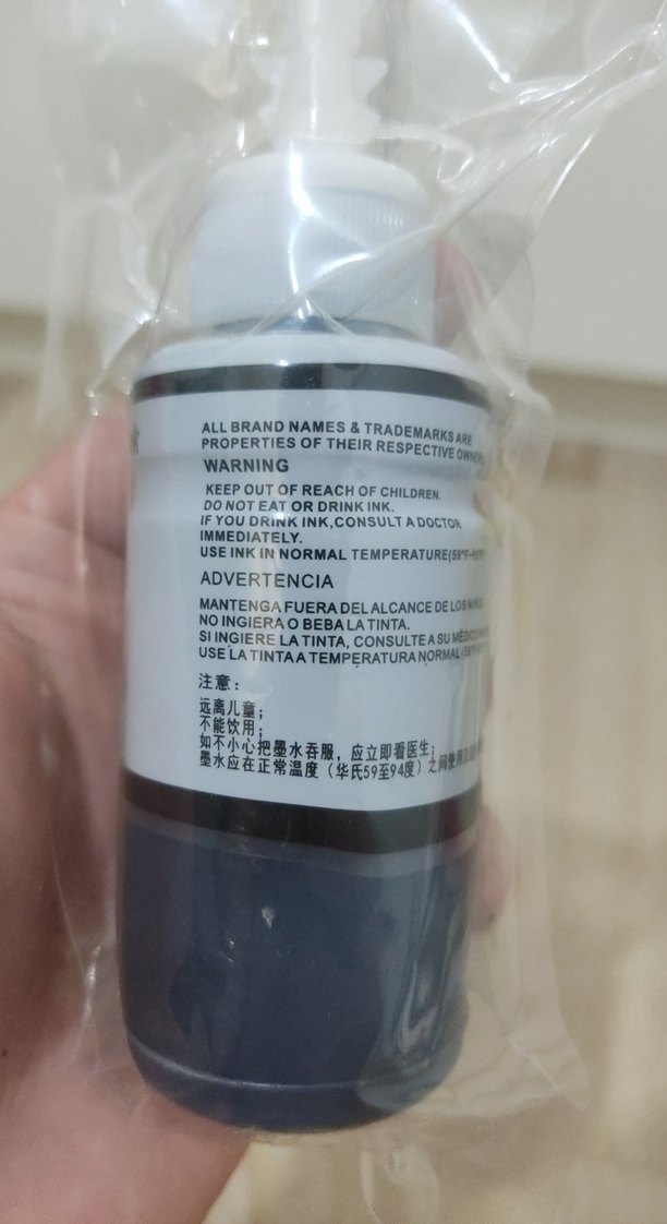 Siyah Yazıcı Mürekkep Şişesi - Görsel 3