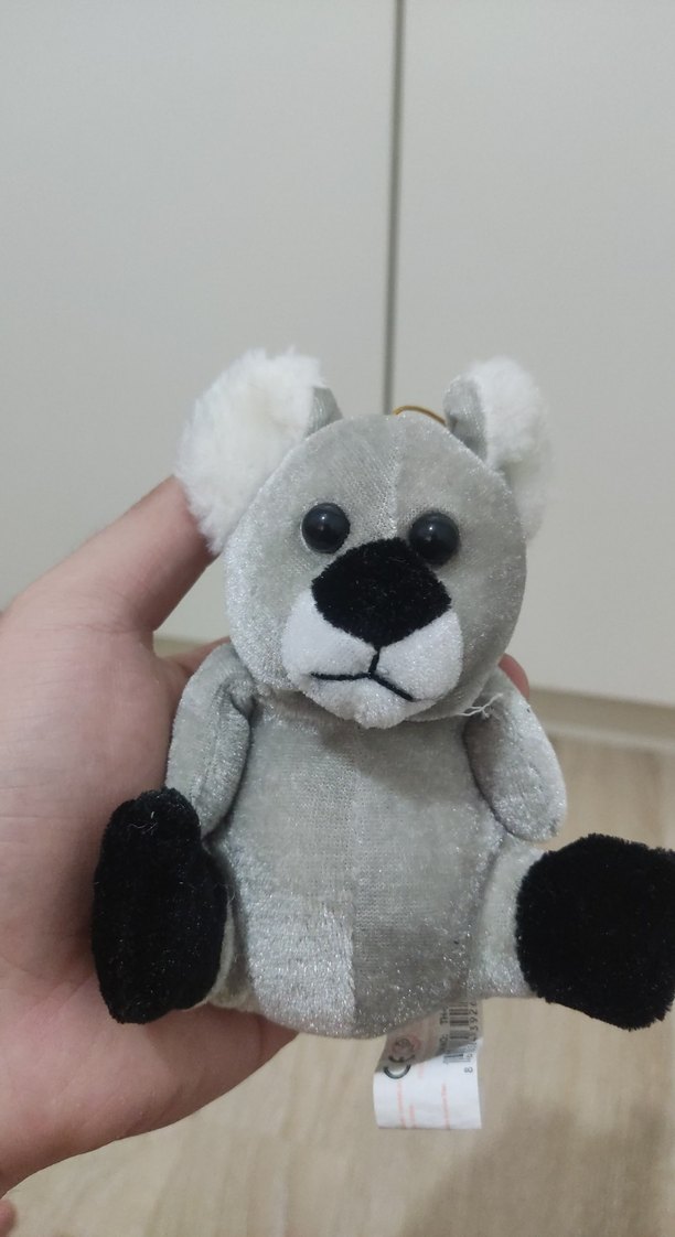 Gri Peluş Oyuncak Ayıcık - Görsel 3