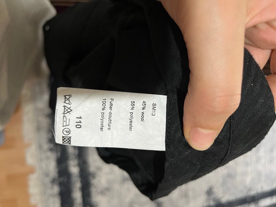 Regular Fit Siyah Pilili Erkek Pantolon - Görsel 2