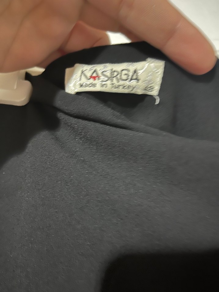 Siyah Uzun Kadın Etek - Görsel 3