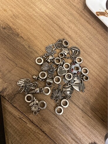 Beden gri Renk Pandora Charm