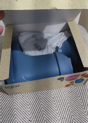 27 Beden Mavi Erkek Çocuk Lastik Bot Velcro
