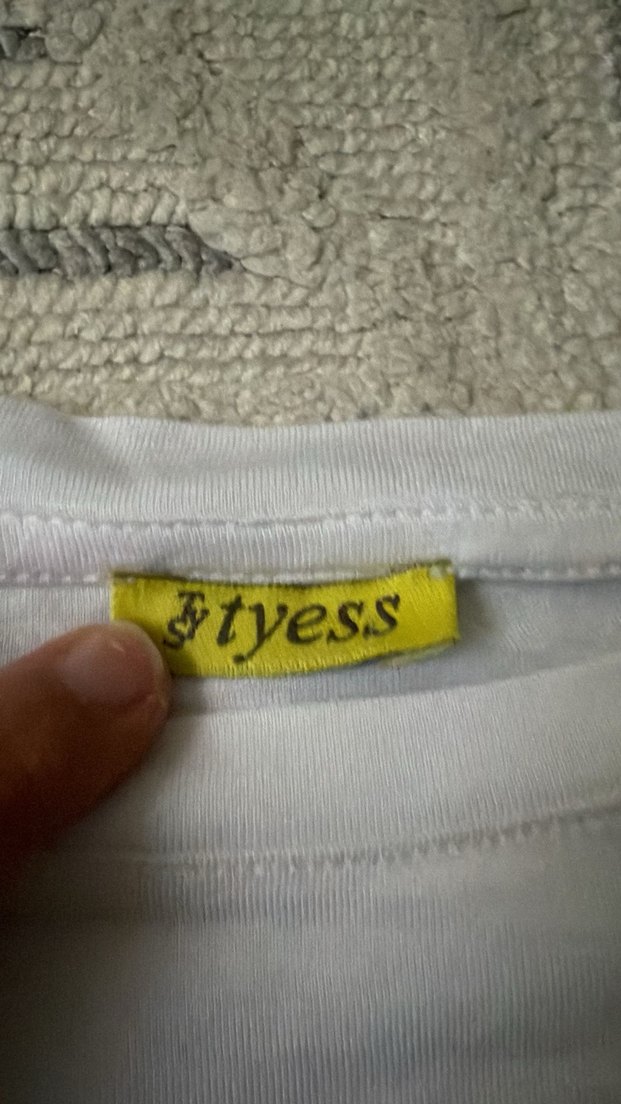 Beyaz Bohem Renkli Desenli Tişörtü - Görsel 3