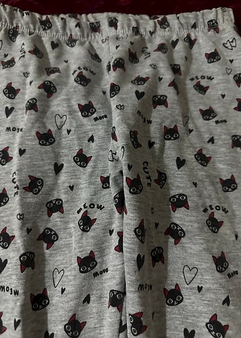 Düğmeli Gri Kız Tayt - Görsel 3