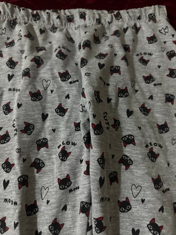 Düğmeli Gri Kız Tayt - Görsel 3