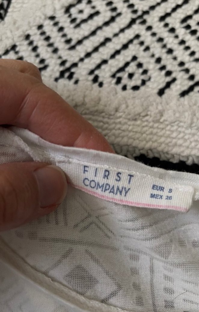 Kız Çocuk Beyaz Dantel Detaylı Tişört - Görsel 4