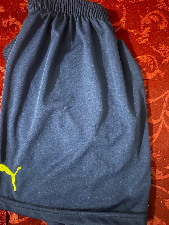 Gri Elastik Bel Mini Spor Şort - Görsel 3