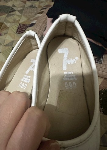 Kız Çocuk Beyaz Babet Ayakkabı - Görsel 3