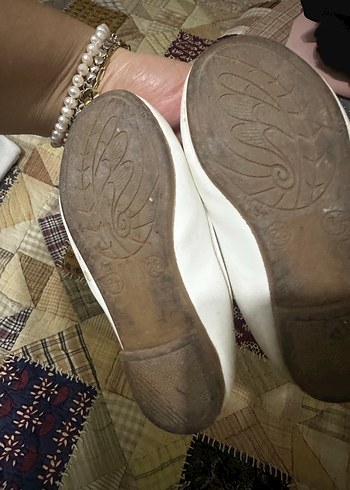 Kız Çocuk Beyaz Babet Ayakkabı - Görsel 4