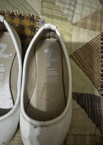 Kız Çocuk Beyaz Babet Ayakkabı - Görsel 5