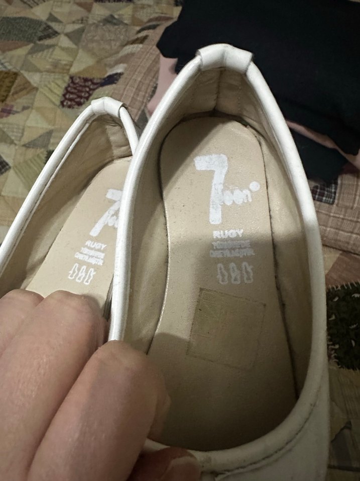 Kız Çocuk Beyaz Babet Ayakkabı - Görsel 3