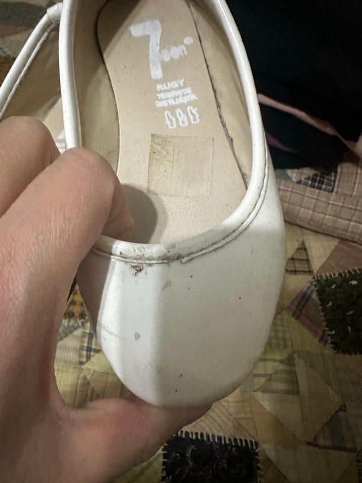 Kız Çocuk Beyaz Babet Ayakkabı - Görsel 2