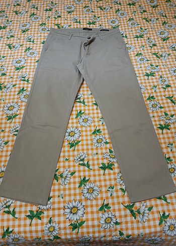 Bej Erkek Regular Fit Günlük Pantolon - Görsel 3