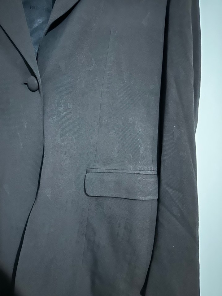 Gri Düğmeli Kadın Blazer Ceket - Görsel 2