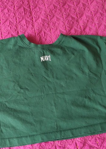 Yeşil Crop Tişört