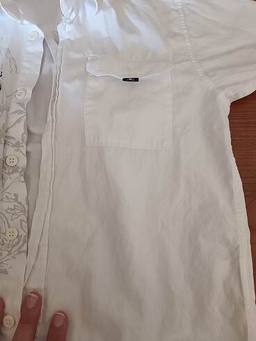 6 Yaş Beden çeşitli Renk Beyaz gömlek