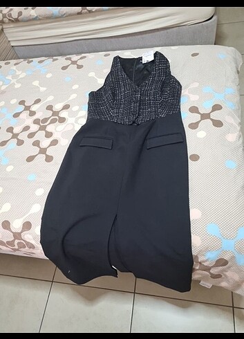 Zara Zara kontrast elbise