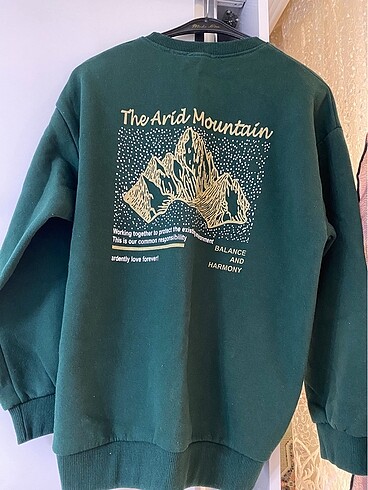 yesil sweatshirt - Görsel 2