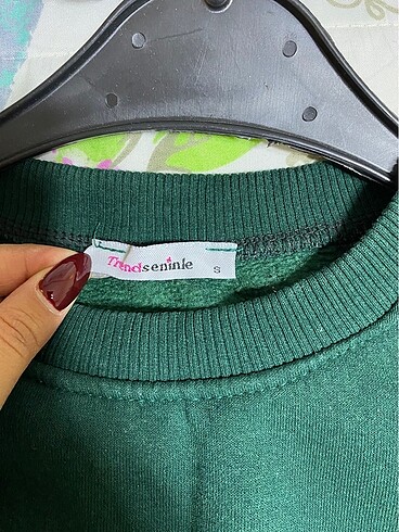 yesil sweatshirt - Görsel 3