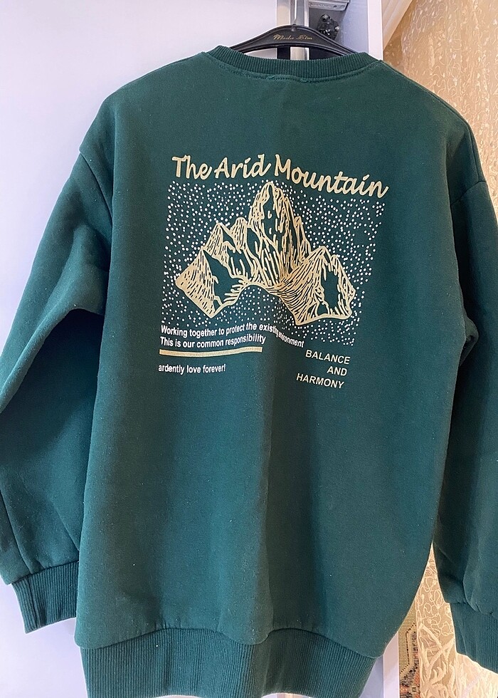 yesil sweatshirt - Görsel 2