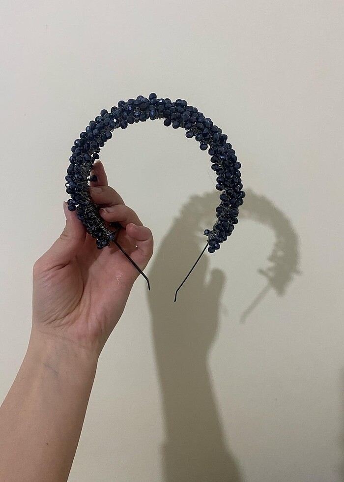 taç nişanlık lacivert - Görsel 2