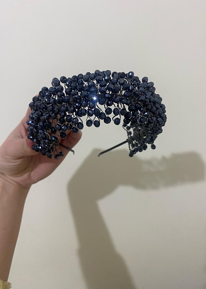 taç nişanlık lacivert - Görsel 3