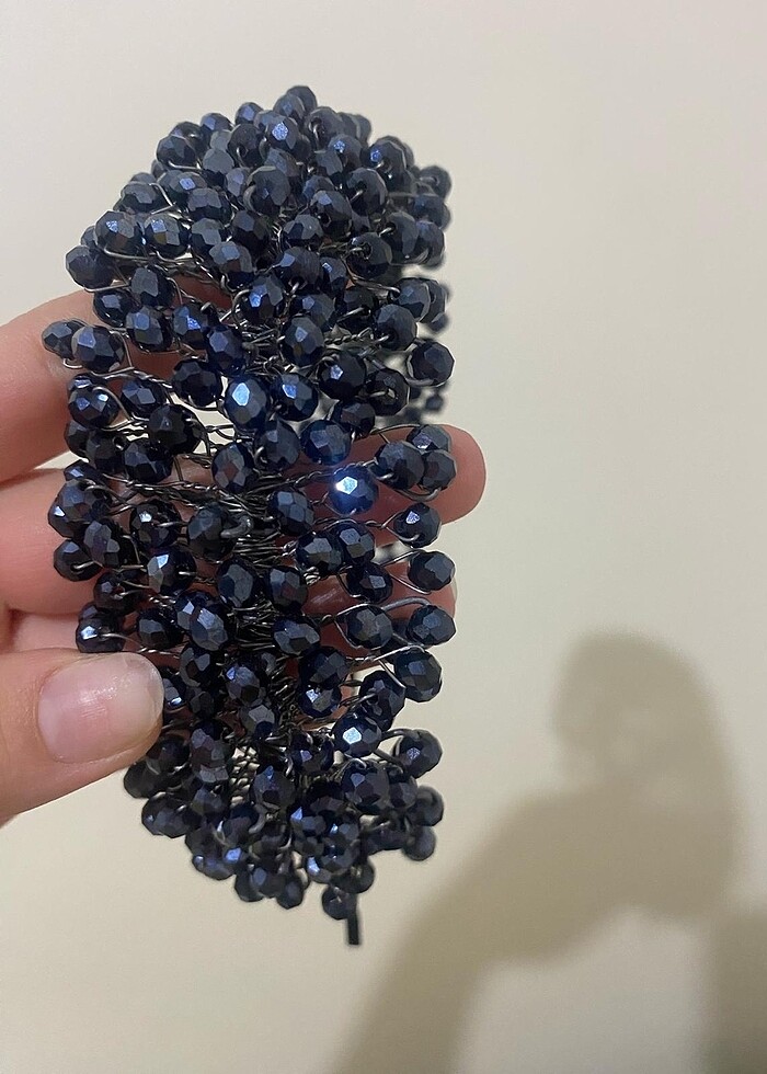 taç nişanlık lacivert - Görsel 4