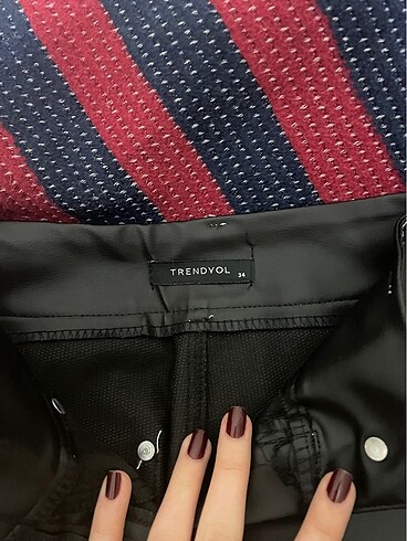 Trendyol & Milla Deri Pantolon