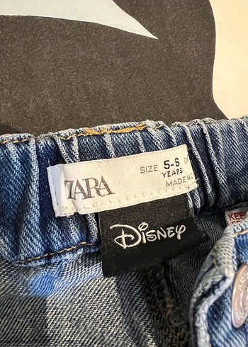 6 Yaş Beden çeşitli Renk Zara Mickey Mouse Kot Pantolon