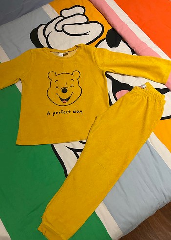 Winnie the Pooh Havlu Pijama Takımı