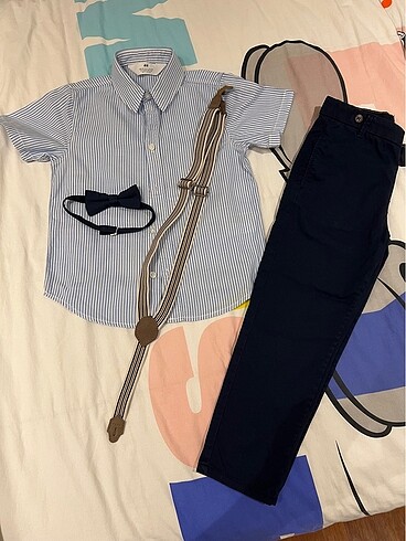 H&M H&M Papyonlu Şık Set Alt Üst Takım