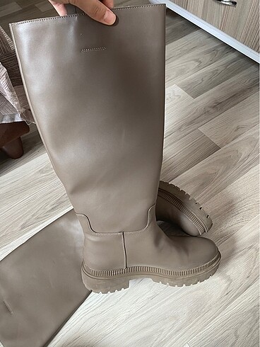 39 Beden camel Renk H&m 39 numara çizme