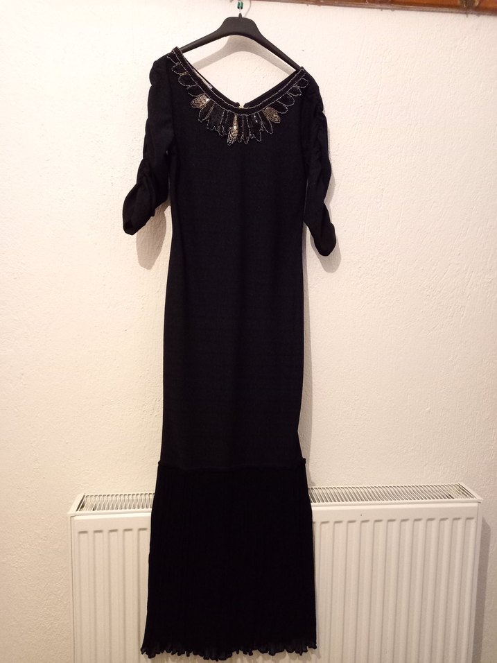 Abiye elbise esnek kumaşta - Görsel 3