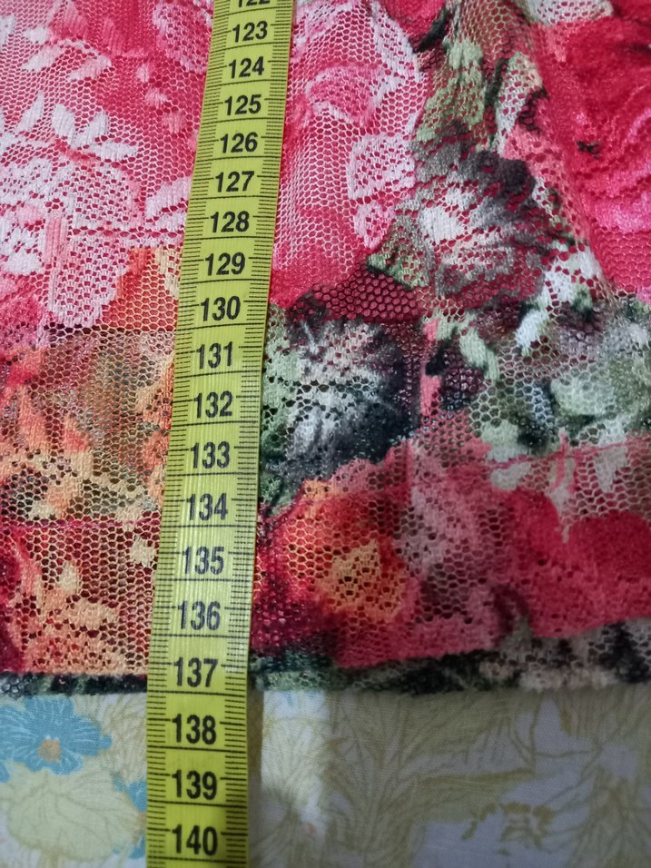 Dantel Detaylı Kırmızı Uzun Bohem Elbise - Görsel 5