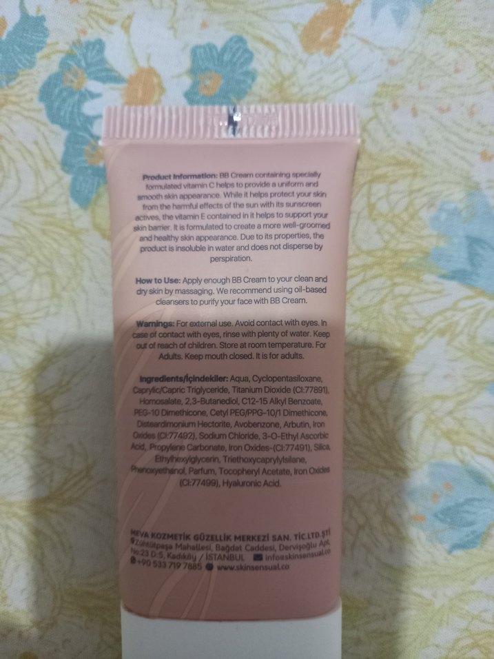 Bej Tonlu SPF50 Koruyucu BB Krem açık ton - Görsel 2