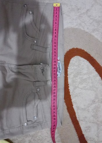 Kadın Geniş paça Kot düşük bel 26 ve 27 beden - Görsel 6