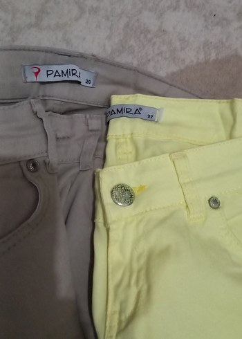 Kadın Geniş paça Kot düşük bel 26 ve 27 beden - Görsel 4