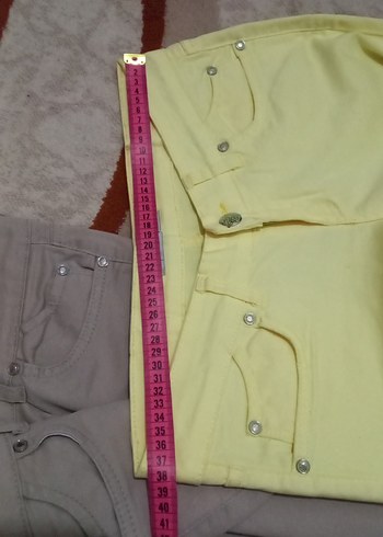 Kadın Geniş paça Kot düşük bel 26 ve 27 beden - Görsel 5