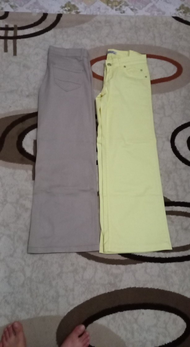 Kadın Geniş paça Kot düşük bel 26 ve 27 beden - Görsel 2