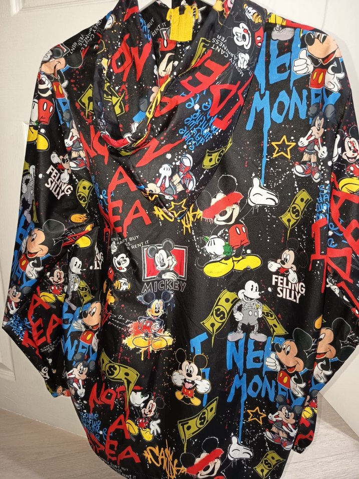 Kapüşonlu unisex Baskılı Yağmurluk - Görsel 2