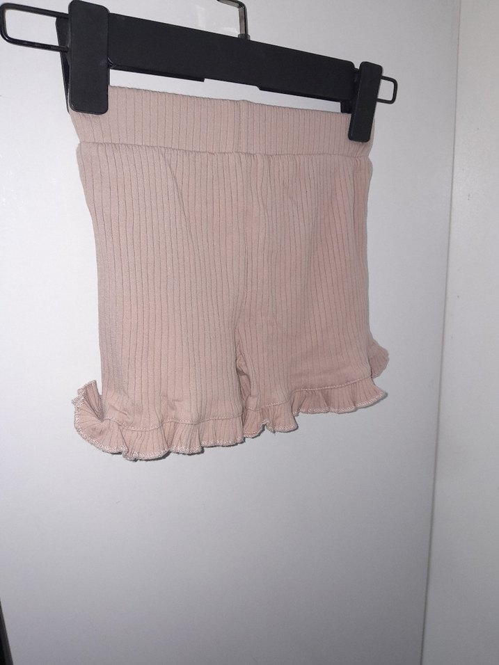 Kız Çocuk Bej Askılı Fırfırlı Bluz - Görsel 3